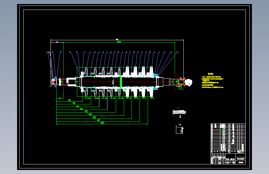 JX217-某型透平式压缩机设计（含全套CAD图纸）