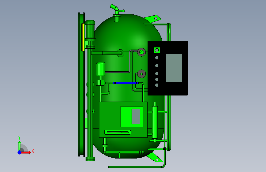 船用油污水分离装置的设计【含PROE三维】