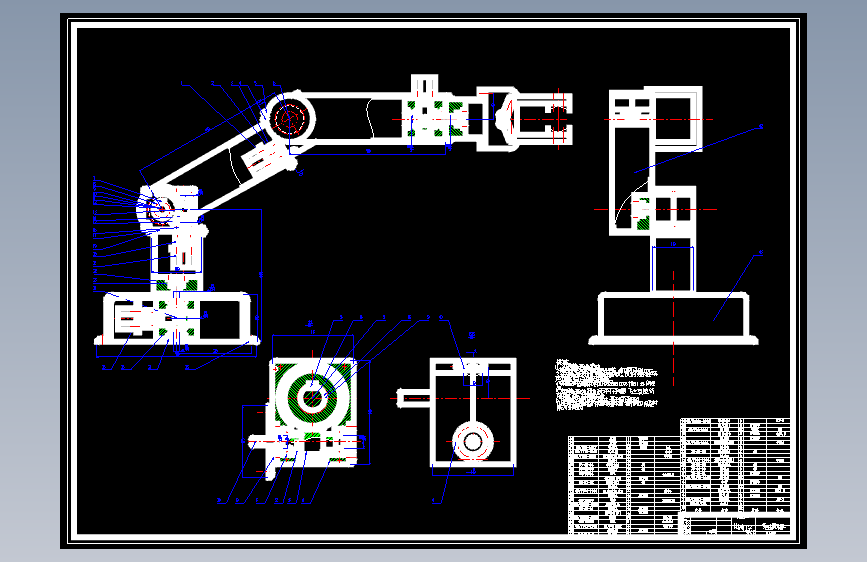 JX498-多关节机械手臂系统设计【基于单片机】机电一体化设计资料