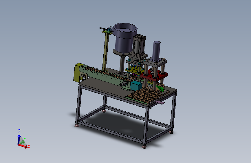 JX582-自动铆钉机三维SolidWorks建模参考资料