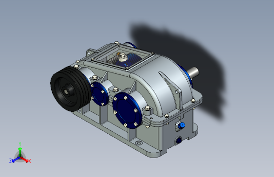 JX628-二级齿轮减速器的设计三维建模和运动仿真视频-Creo