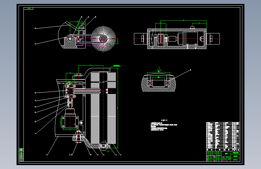JX969-游泳池清刷机器人结构设计（壁面清洗机器人设计CAD图纸+说明）