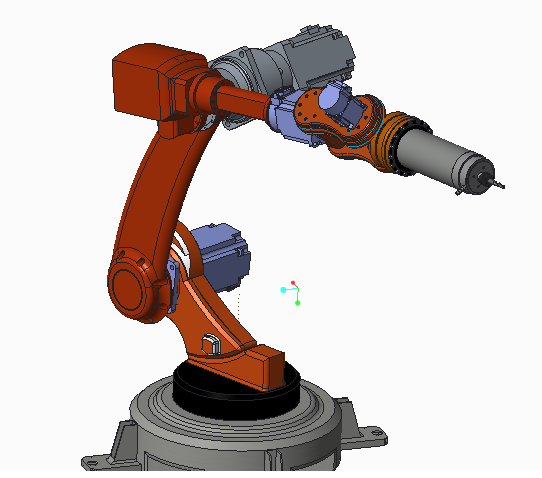 六轴铰接式铣削机器人3D图纸 IGS格式
