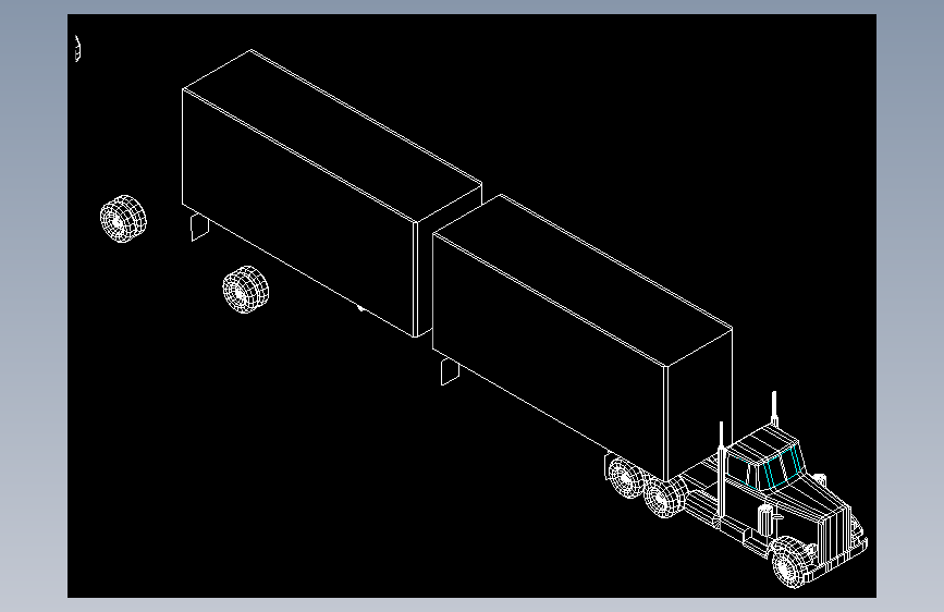 卡车货车集装箱CAD图纸
