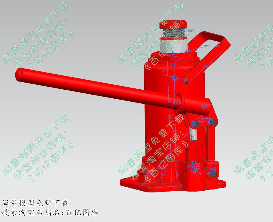 五吨千斤顶(含内部结构)