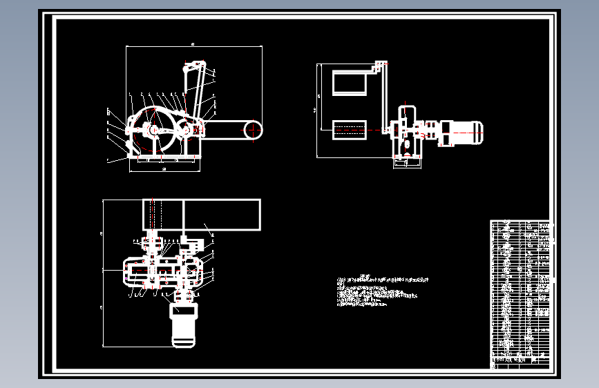 糕点切片机的设计CAD+说明书  268235