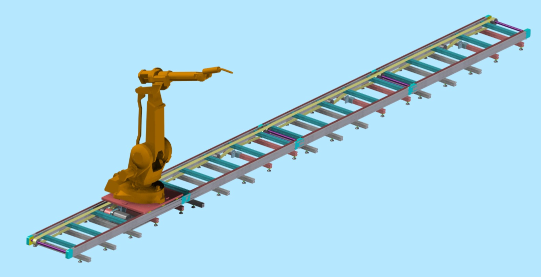 地轨焊接机器人三维SW2015 224882