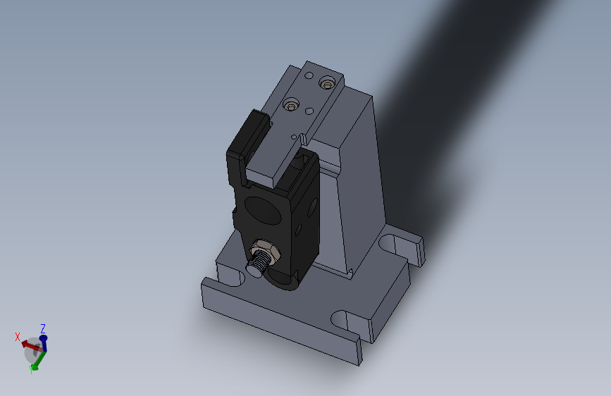 CA6140后托架夹具设计（钻M6底孔）三维SW2022带参+CAD+说明书 ==120522=30