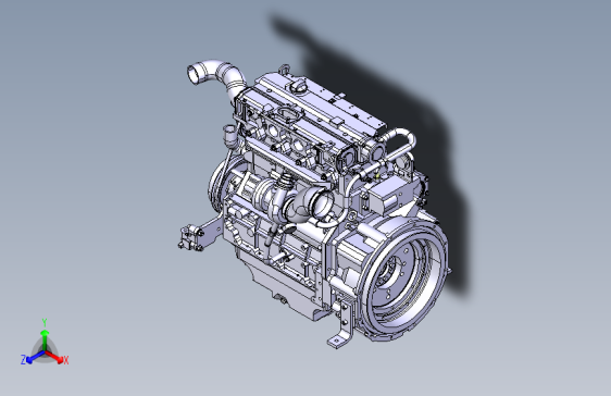 沃尔沃汽车发动机（详解）设计三维CatiaV5R20