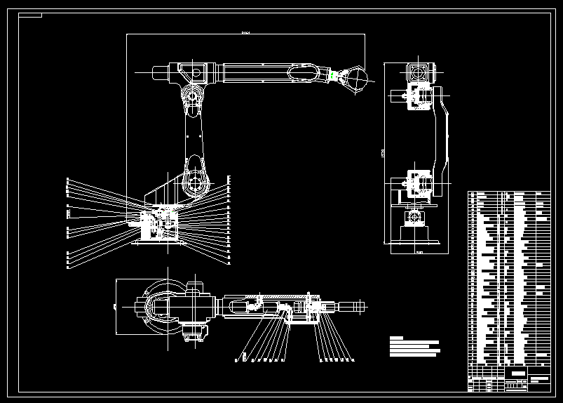 锻造机上下料机械手结构设计及建模【含三维图+CAD图+文档】