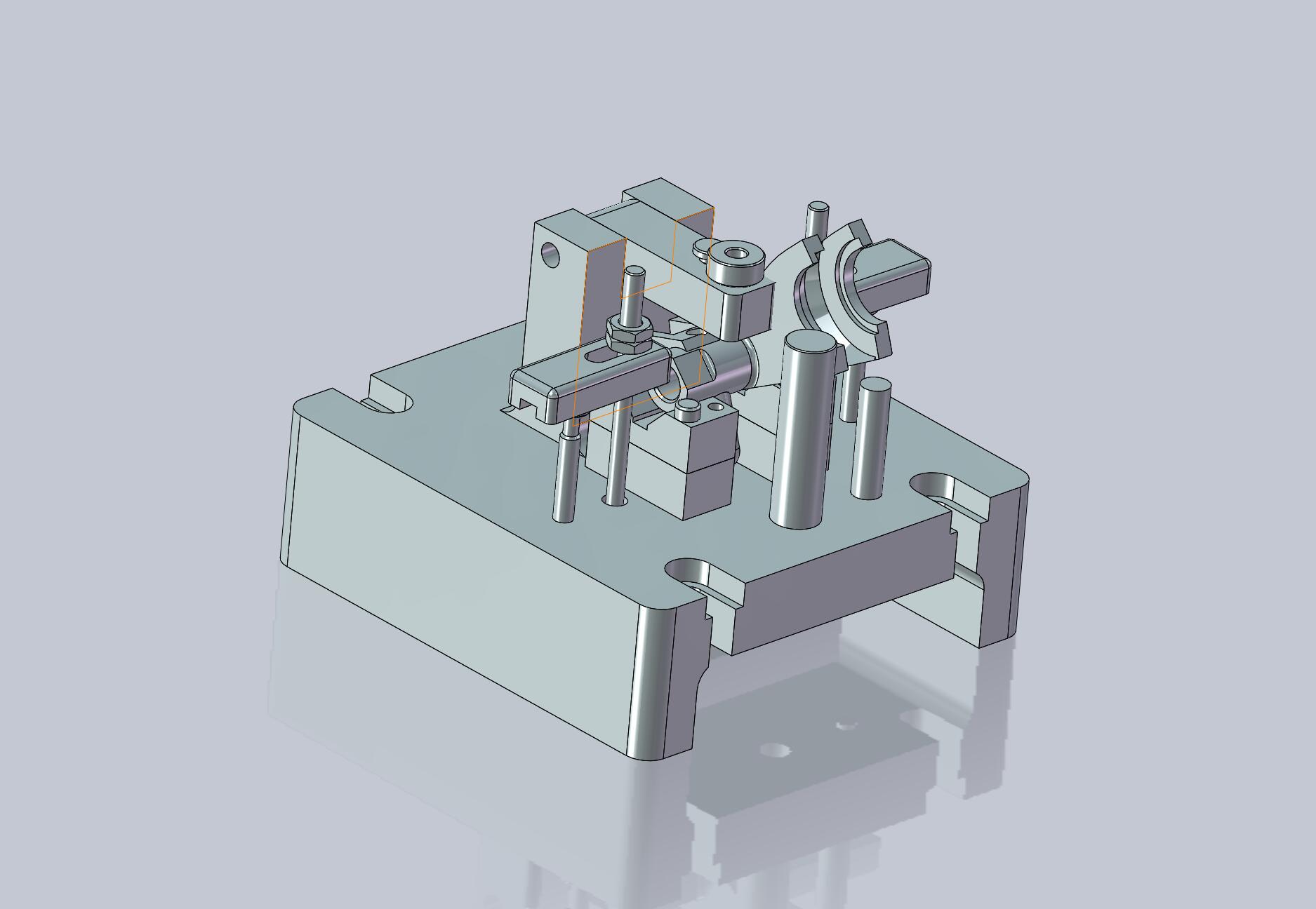 倒挡拨叉加工工艺及钻φ8斜孔夹具设计【含三维SolidWorks和UG】