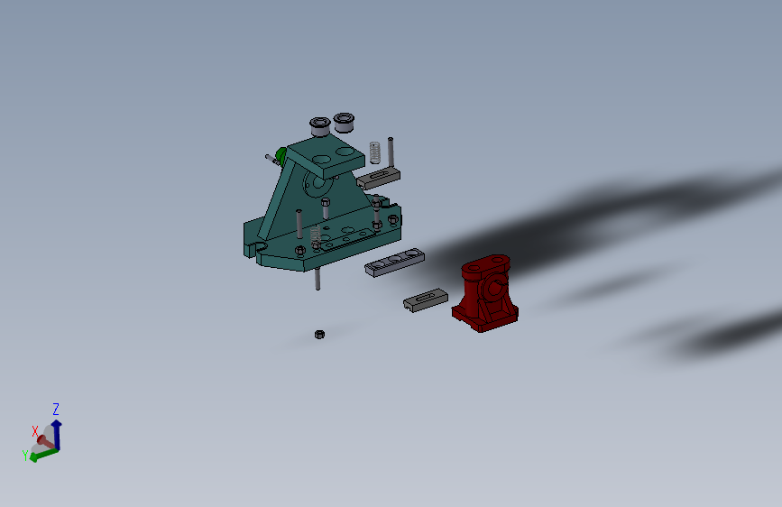 摇臂轴座加工工艺及钻2-Φ10.5孔夹具设计【含三维SolidWorks】