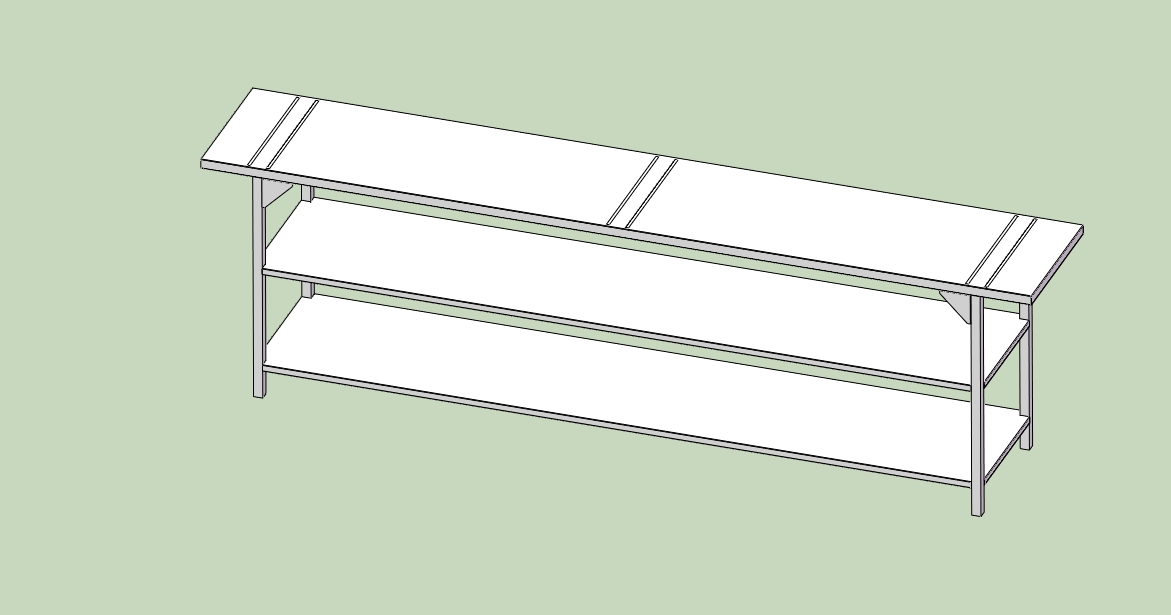 自制不锈钢简易桌子
