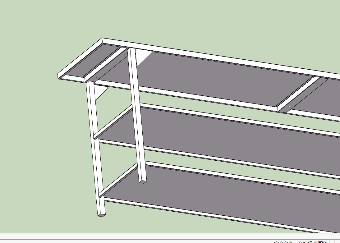 自制不锈钢简易桌子