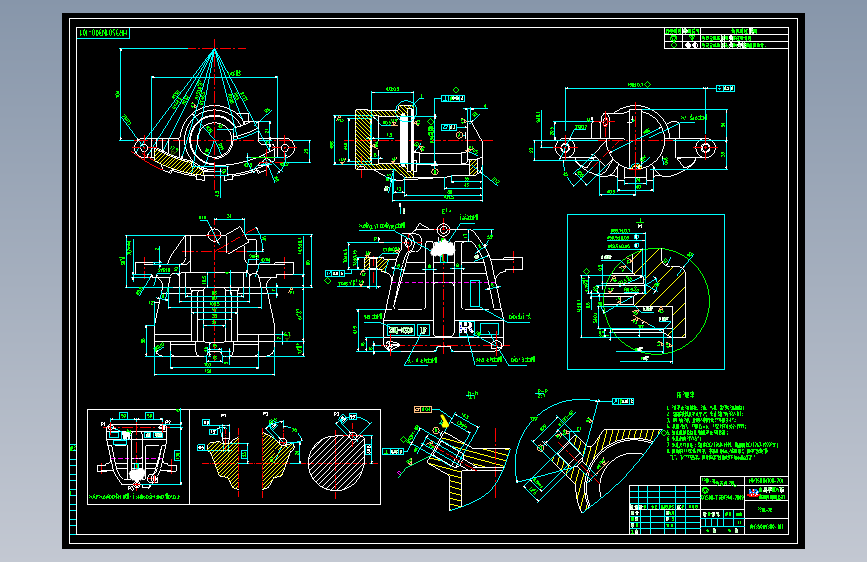 XO1-五菱荣光盘式制动器CAD（全套含CAD图纸）毕业设计图纸CAD1405930字体问号