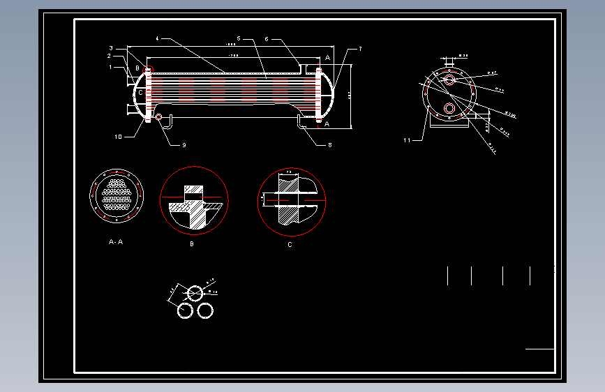 XO1-75kw空气源热泵热水器CAD毕业设计图纸CAD633582