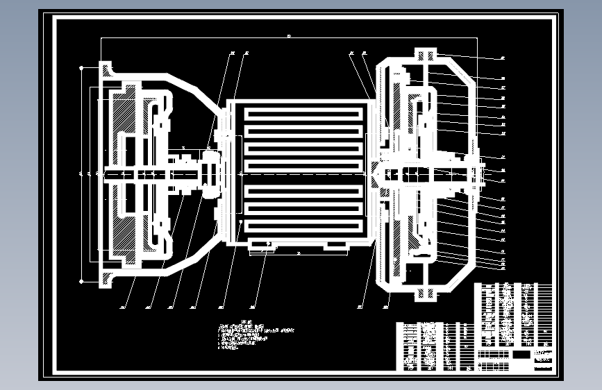 XO1-RL6100混合动力城市客车总布置CAD毕业设计图纸CAD88125