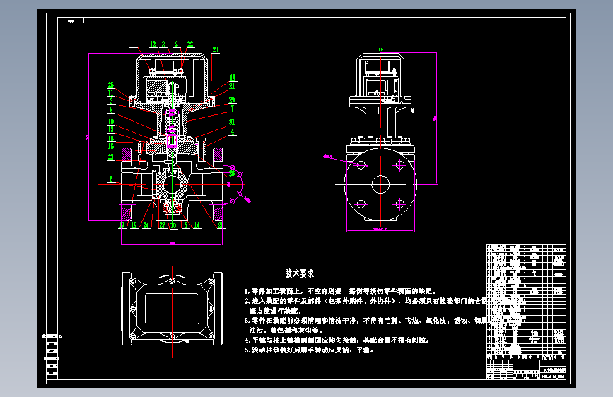 XO1-TCVL-B-50 IC卡控制阀CAD==1137230=250 主视图