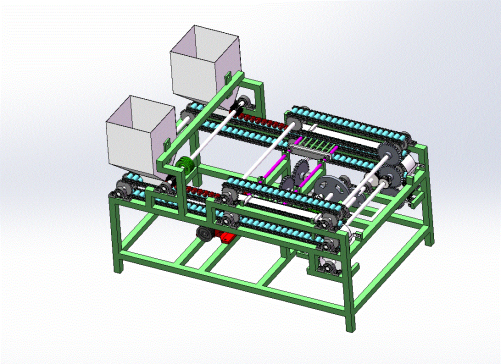 大枣去核切片机三维SolidWorks