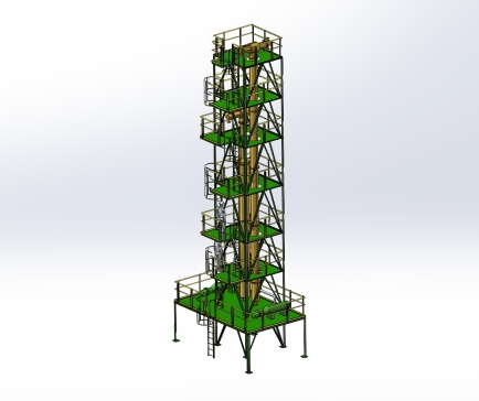 钢结构蒸馏塔