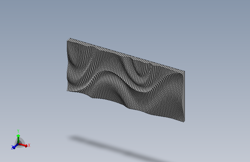 panel-parametric-wave-参数化波浪形木板