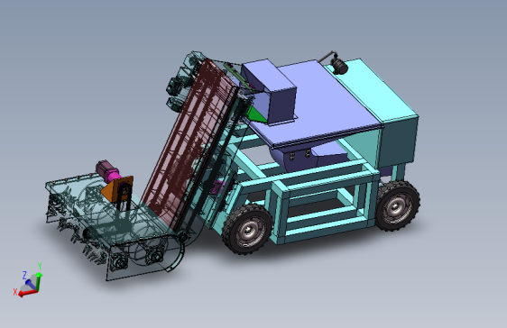 道路清粪清理车三维SolidWorks