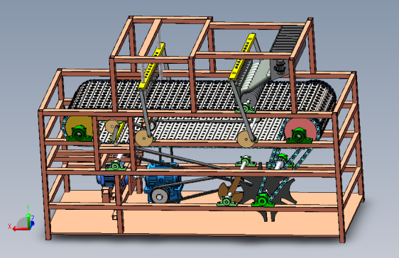 红枣去核机设计+SolidWorks三维模型CAD图纸+说明书1500