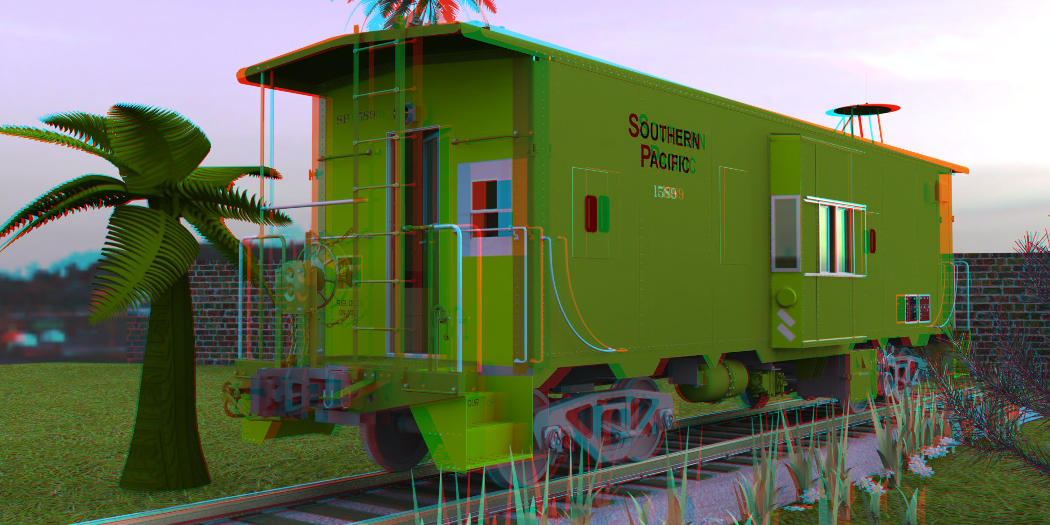 南太平洋1589号车尾