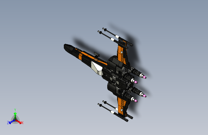 乐高x-wing战机