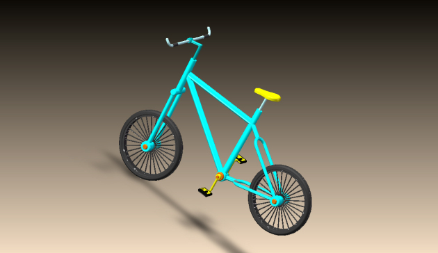 13---自行车sw2006三维图纸模型设计图纸