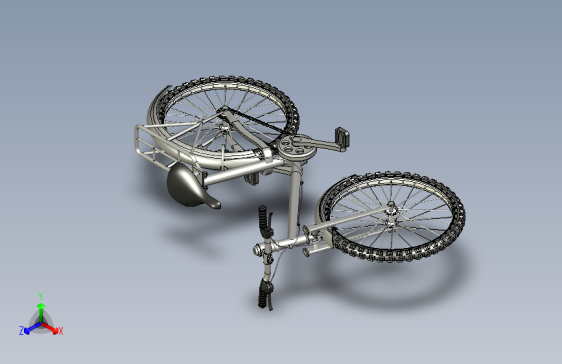 18---自行车ug8.5三维图纸模型设计图纸