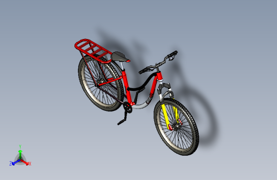 43--女孩自行车sw2012三维图纸模型设计图纸