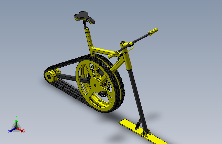 51---自行车拖车设计sw2010三维图纸模型设计图纸