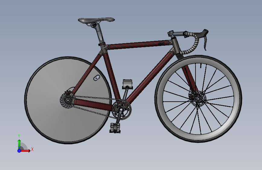 76---赛车自行车模型SW2015三维图纸模型设计图纸