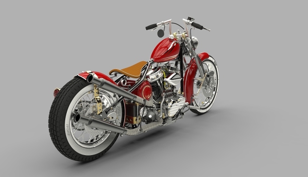 摩托车bobber-extreme-stp-igs格式