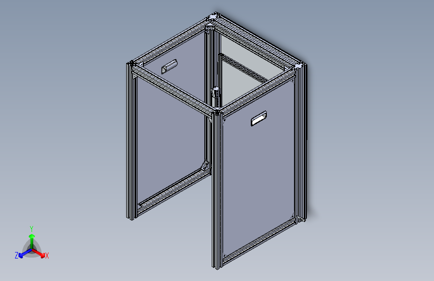 结构简单的框架型材铝包括垂直门