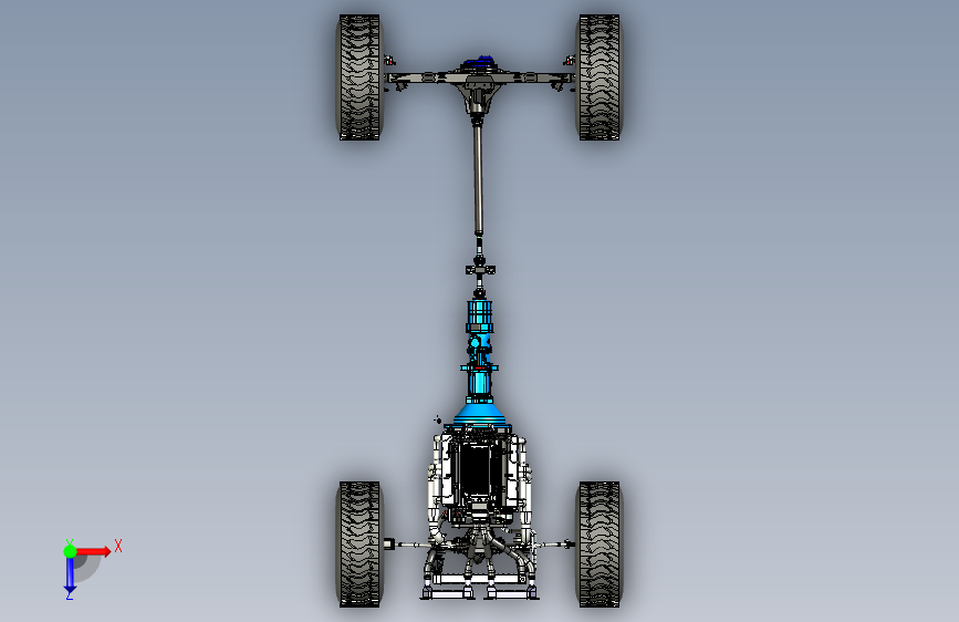 31号图--4wd Baja卡车底盘结构3D图纸 UG STP X_T.zip