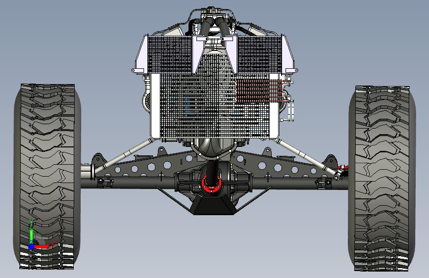 31号图--4wd Baja卡车底盘结构3D图纸 UG STP X_T.zip