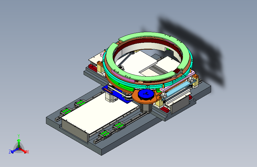 半导体 wafer table-12英寸晶圆旋转定位机构 150