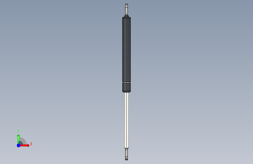 Q气压弹簧MS03000099(6KG L320 扁頭) 正面视图