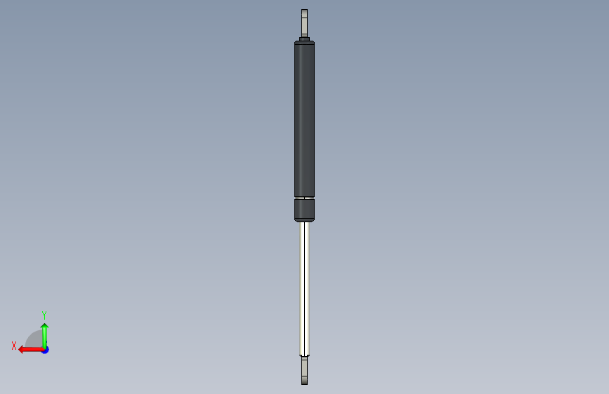 Q气压弹簧MS03000099(6KG L320 扁頭) 背面视图