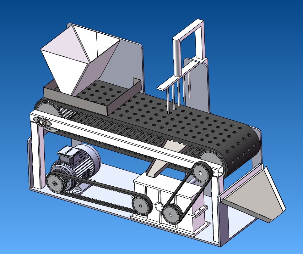 大枣红枣冬枣鲜枣去核机设计 含CAD图纸+SW三维模型+说明书