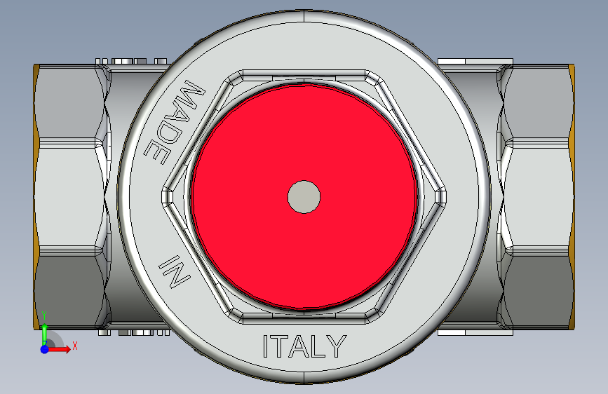 giacomini-r153cx003-g1-2-f-活塞减压器 正面视图
