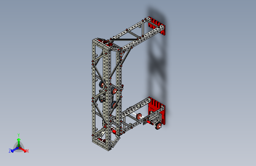 Portal crane门式起重机3D数模图纸 STP格式