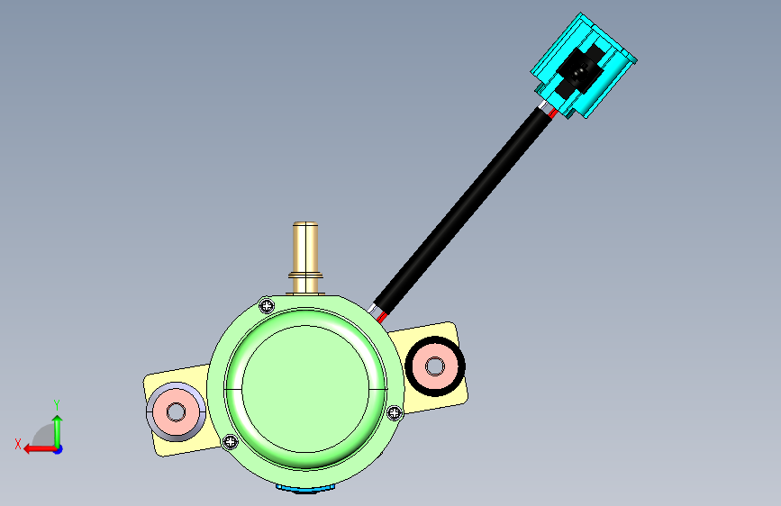 HELLA UP28 电动真空泵_CATIA V5R20_模型图纸下载 – 懒石网
