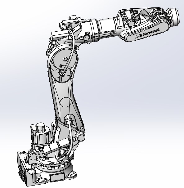 川崎BX100L六轴工业机器人三维模型资料