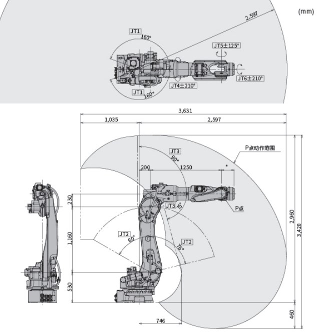 川崎BX165L六轴工业机器人三维模型资料