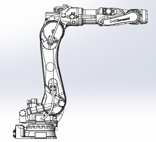 川崎BX200L六轴工业机器人三维模型资料