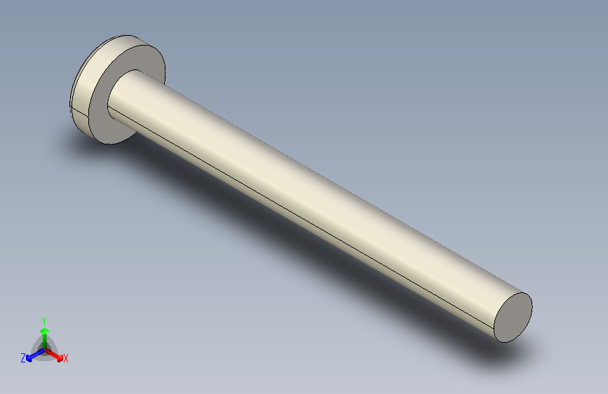 螺丝 M2.5 十字盘头-M2.5 x 25 Screw head.STEP