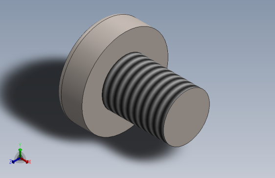 螺丝 M3 十字盘头-M3 x 4 Screw head.SLDPRT